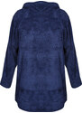 DKaren Woman's Hoodie Ariela Navy Blue