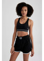 Defacto Fit Crew Neck Sports Bra