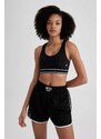 Defacto Fit Crew Neck Sports Bra