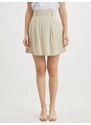 Béžová krátká sukně VILA Vero - Dámské