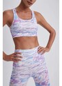 Defacto Fit Crew Neck Patterned Sports Bra