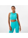 Everlast High Neck Racer Sports Bra Deep Teal