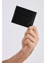 DEFACTO Men Faux Leather Business Card Holder Wallet