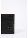 DEFACTO Men Faux Leather Business Card Holder Wallet