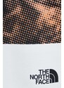 Bavlněná mikina The North Face pánská, tyrkysová barva, s kapucí, s potiskem