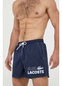 Plavkové šortky Lacoste tmavomodrá barva, MH5637-6H5