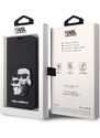 Ochranné pouzdro pro iPhone 14 - Karl Lagerfeld, Saffiano Karl and Choupette NFT Book Black