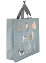Nákupní taška s malovanými kočkami