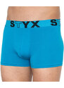 Pánské boxerky Styx sportovní guma nadrozměr světle modré (R969)