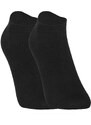 3PACK ponožky Styx nízké bambusové černé (3HBN960)