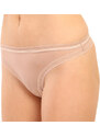 Dámská tanga Calvin Klein béžová (QD3763E-7NS)