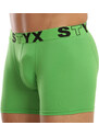 Pánské boxerky Styx long sportovní guma zelené (U1069)