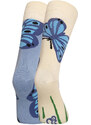 Veselé bambusové ponožky Dedoles Motýl modrásek (D-U-SC-RS-C-B-1554)