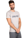 Pánské tričko Calvin Klein šedé (NM1959E-1NN)