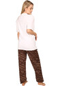 Dámské pyžamo Calvin Klein vícebarevné (QS6976E-C80)