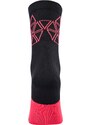 Unisex cyklo ponožky Silvini Bardiga černá/růžová