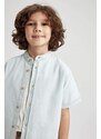 DEFACTO Boys Oversize Jean Short Sleeve Shirt