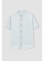 DEFACTO Boys Oversize Jean Short Sleeve Shirt