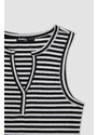 DEFACTO Coool Fitted Ribbed Camisole Singlet