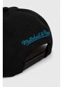 Kšiltovka Mitchell&Ness Charlotte Hornets černá barva, s aplikací