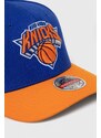 Čepice s vlněnou směsí Mitchell&Ness New York Knicks s aplikací