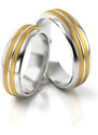 Linger Zlaté snubní prsteny 4156