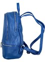 Delami Vera Pelle Dámský kožený batůžek královsky modrý - Delami Viran modrá