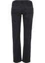 URBAN CLASSICS Ladies Low Waist Straight Denim Pants - black washed