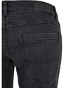 URBAN CLASSICS Ladies Low Waist Straight Denim Pants - black washed