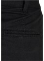 URBAN CLASSICS Ladies High Linen Mixed Wide Leg Pants - black