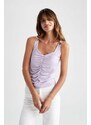 DEFACTO Slim Fit V Neck Strappy Vest