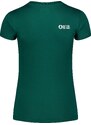 Nordblanc Zelené dámské tričko z organické bavlny MINIMALISTIC