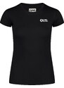 Nordblanc Černé dámské tričko z organické bavlny MINIMALISTIC