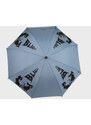 Luxusní dámský holový deštník H.DUE.O- Black Cat, modrá