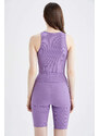 Defacto Fit Halter Collar Ribbed Camisole Singlet