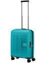 American Tourister Aerostep 55cm Tyrkysová Turquoise Tonic Spinner rozšiřitelný