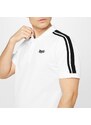 Lonsdale 2 Stripe Short Sleeve Polo Shirt White