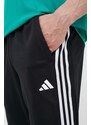 Tréninkové kalhoty adidas Performance Train Essentials černá barva, s aplikací, IB8168