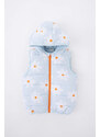 DEFACTO Baby Girls Water Repellent Hooded Inflatable Vest