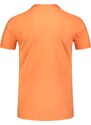 Nordblanc Oranžové dámské tričko z organické bavlny LETTERS