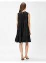 Koton Short Layered Dress, Sleeveless Cotton