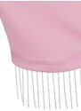 Trendyol Pink Crop Knitted Accessory Blouse