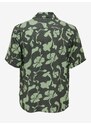 Zelená pánská vzorovaná košile s krátkým rukávem ONLY & SONS Dash - Pánské