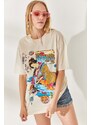 Olalook Stone Japanese Front Back Printed T-Shirt