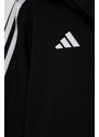 Dětská mikina adidas Performance TIRO23 L WB Y černá barva, s kapucí, s aplikací
