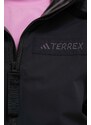 Nepromokavá bunda adidas TERREX Utilitas RAIN.RDY 2.5-Layer dámská, černá barva