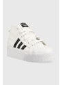 Dětské tenisky adidas Originals NIZZA PLATFORM MID bílá barva