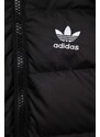 Dětská péřová bunda adidas Originals DOWN JACKET černá barva