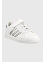 Dětské sneakers boty adidas GRAND COURT bílá barva