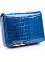 Jennifer Jones Malá kožená peněženka modrá 5262-2